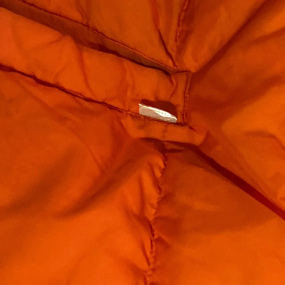 Nike Orange Puffer Jacket Hooded Quilted Insulated Coat Youth XL 16